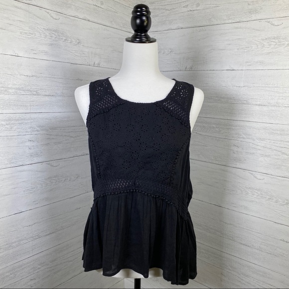 Hollister Tops - 🖤3/$30: Hollister Semi-Sheer Black Top